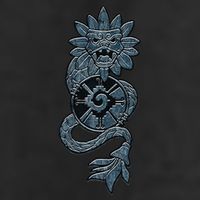 Quetzalcoatl Aztec Serpent Mayan Aztec Stone Inca Toltec 25L Jumbo Tote