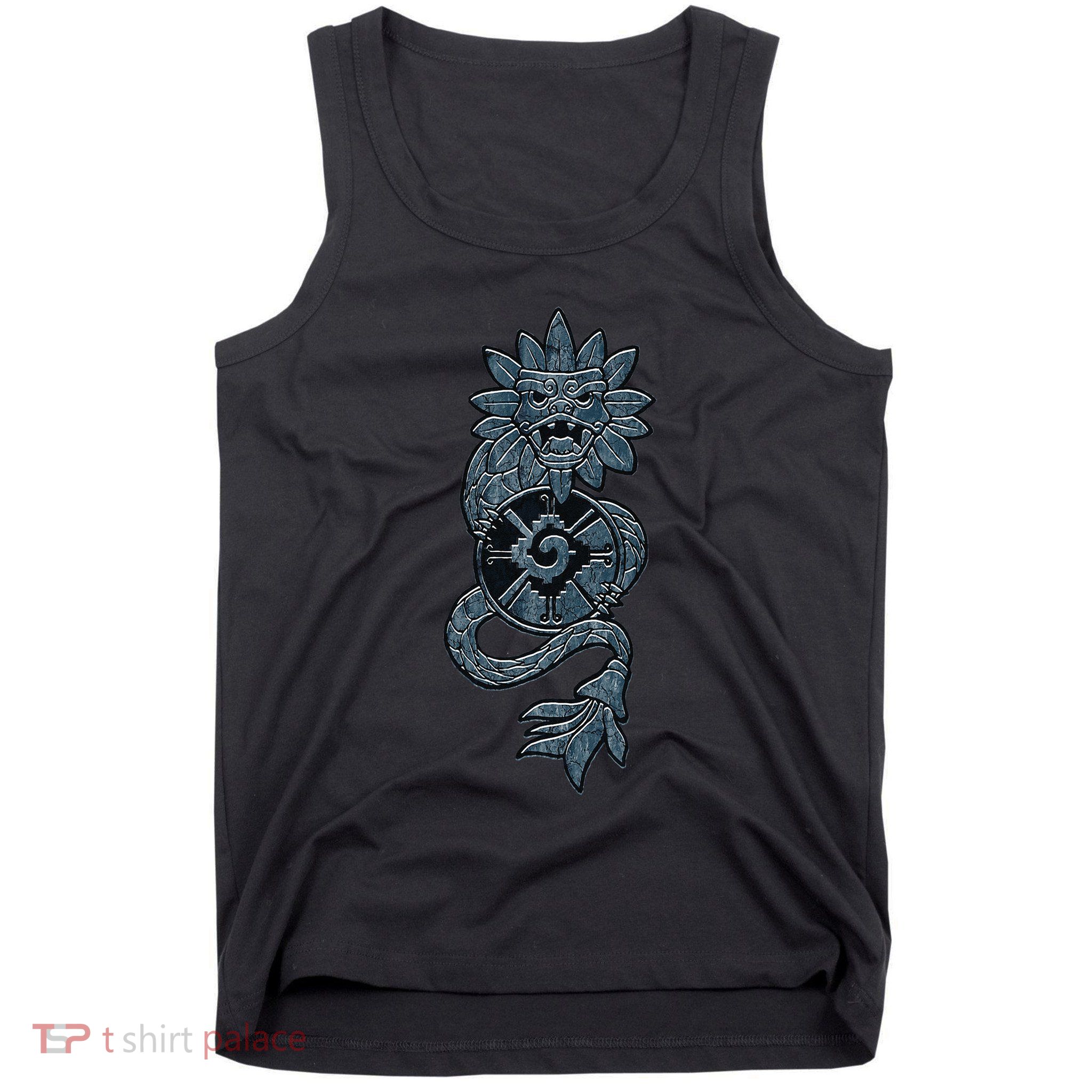 Quetzalcoatl Aztec Serpent Mayan Aztec Stone Inca Toltec Tank Top