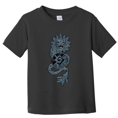 Quetzalcoatl Aztec Serpent Mayan Aztec Stone Inca Toltec Toddler T-Shirt