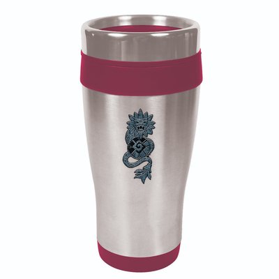 Quetzalcoatl Aztec Serpent Mayan Aztec Stone Inca Toltec 16oz Travel Tumbler