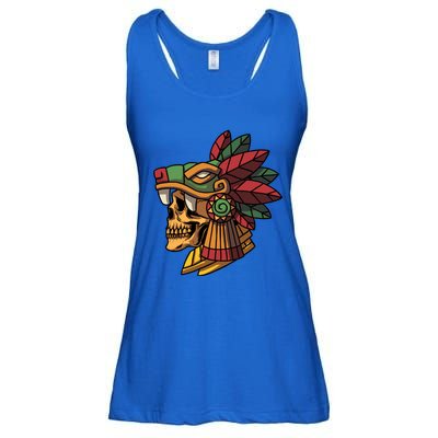 Quetzalcoatl Aztec Skull Mayan Ancient Inca Toltec Gift Ladies Essential Flowy Tank