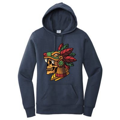 Quetzalcoatl Aztec Skull Mayan Ancient Inca Toltec Gift Women's Pullover Hoodie