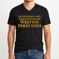 Quentinen And Tarantined By Writtin Directino V-Neck T-Shirt