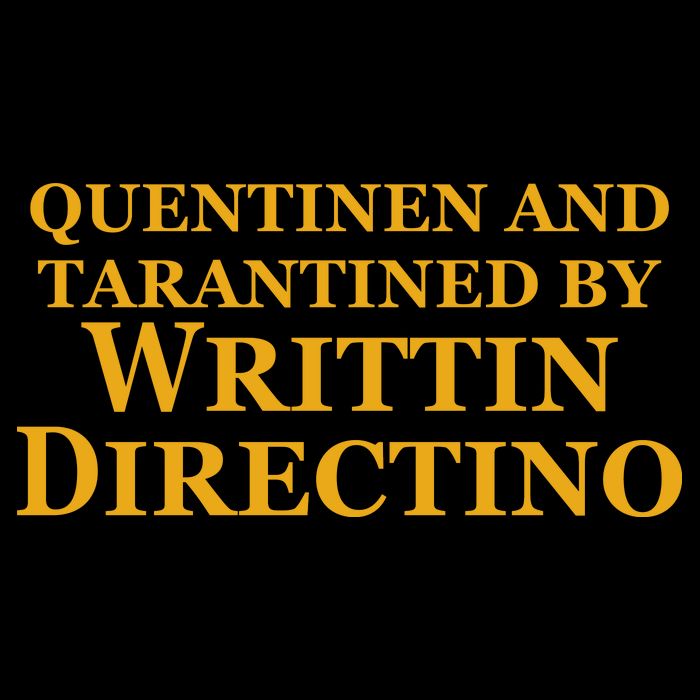 Quentinen And Tarantined By Writtin Directino Womens Tank Top