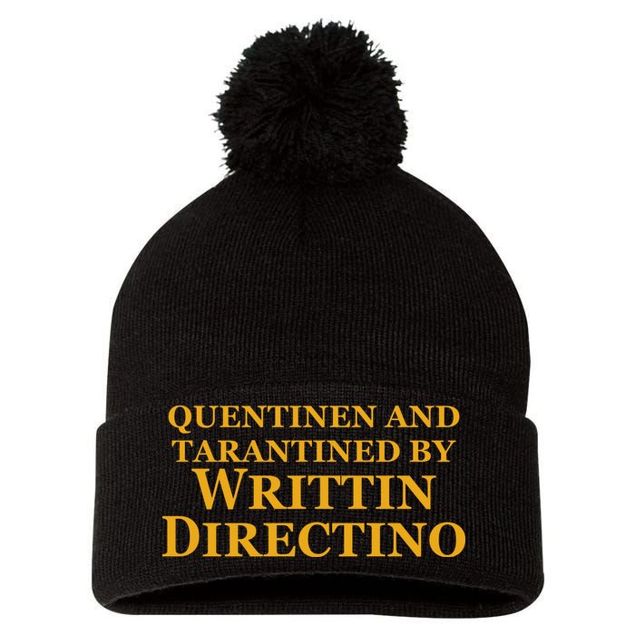 Quentinen And Tarantined By Writtin Directino Pom Pom 12in Knit Beanie