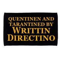 Quentinen And Tarantined By Writtin Directino Microfiber Hand Towel