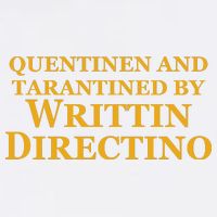 Quentinen And Tarantined By Writtin Directino Garment-Dyed Sweatshirt