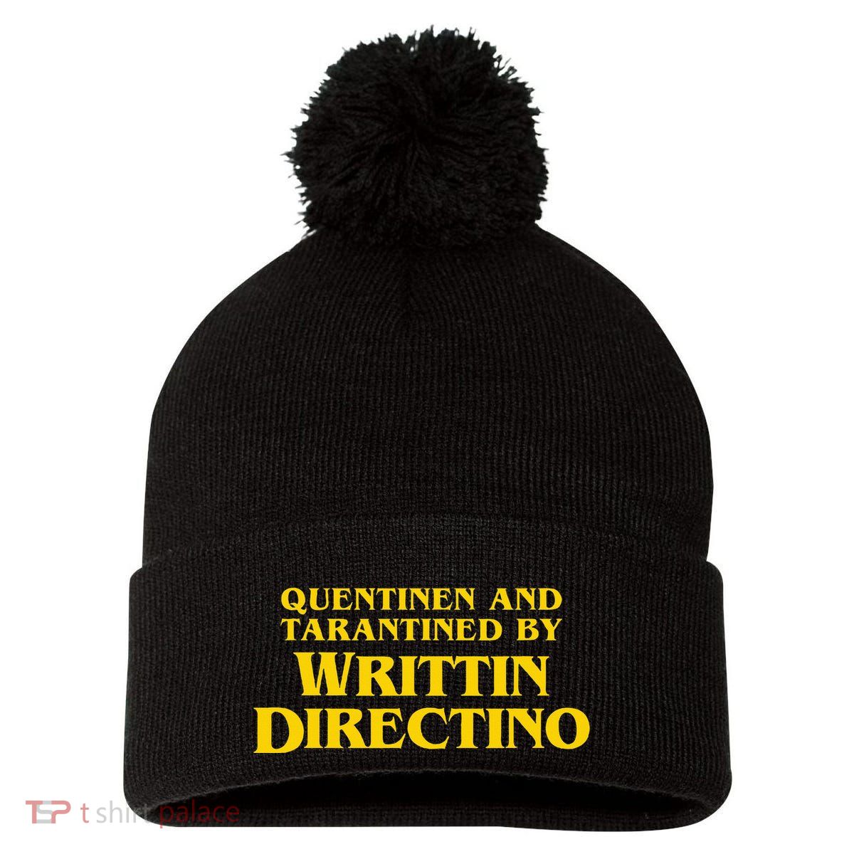 Quentinen And Tarantined By Writtin Directino Pom Pom 12in Knit Beanie