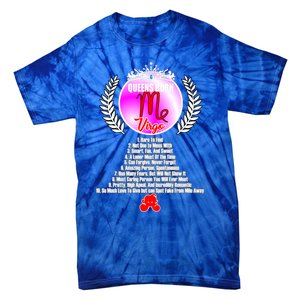 Queen Born As Virgo Funny Virgo Queen Zodiac Birthday Gift Tie-Dye T-Shirt