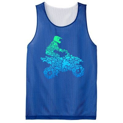 Quad Biker Atv 4 Wheeler Funny Quad Gift And Great Gift Mesh Reversible Basketball Jersey Tank