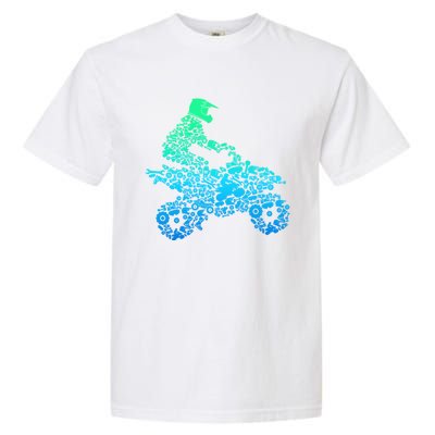 Quad Biker Atv 4 Wheeler Funny Quad Gift And Great Gift Garment-Dyed Heavyweight T-Shirt