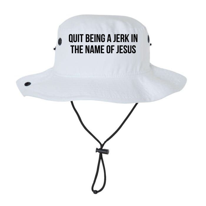 Quit Being A Jerk In The Name Of Jesus Bucket Hat