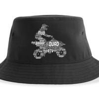 Quad Biker Atv 4 Wheeler Funny Quad Sustainable Bucket Hat