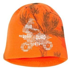 Quad Biker Atv 4 Wheeler Funny Quad Kati - Camo Knit Beanie