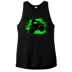 Quad Bike Atv Gift Ladies PosiCharge Tri-Blend Wicking Tank