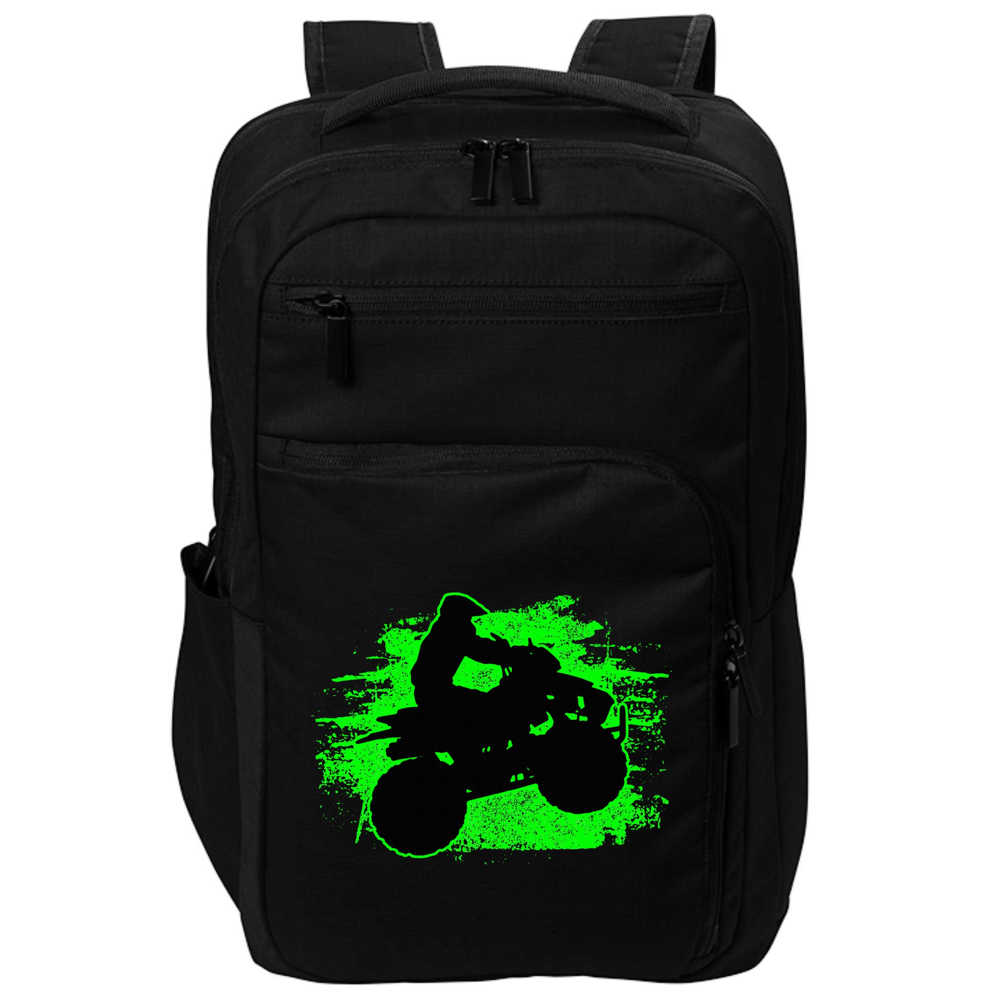 Quad Bike Atv Gift Impact Tech Backpack