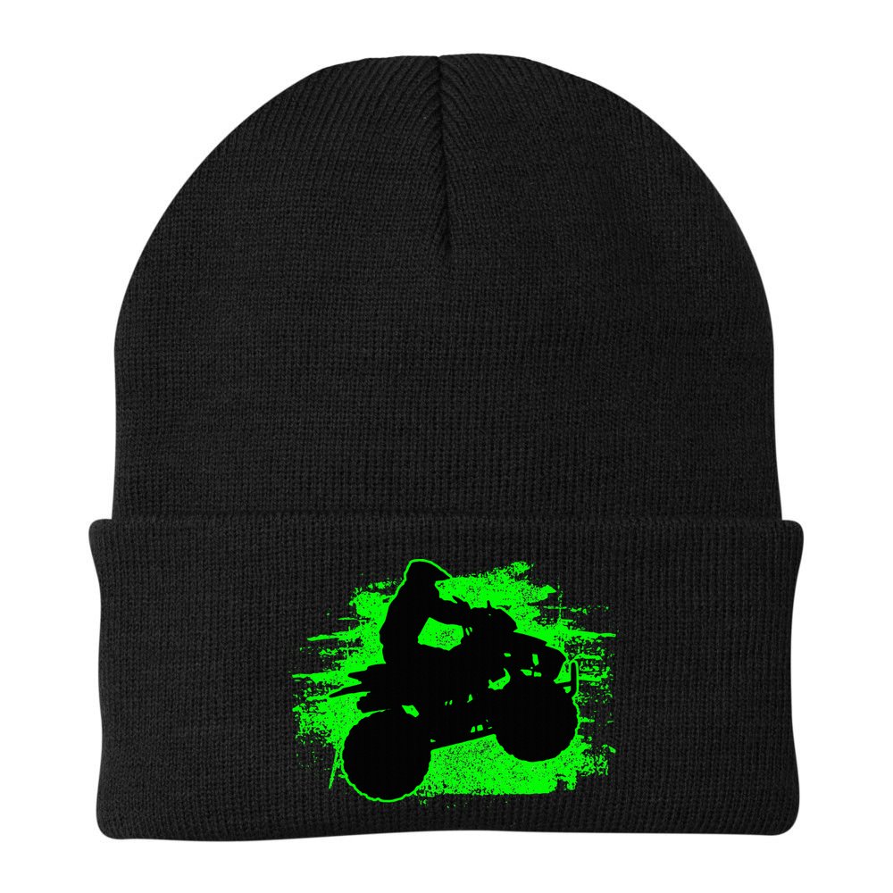 Quad Bike Atv Gift Beanie