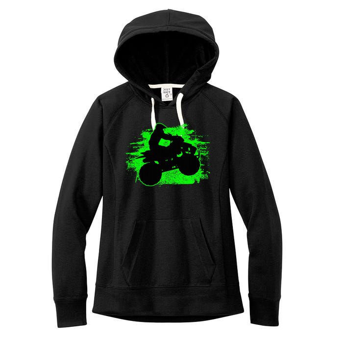 Quad Bike Atv Gift Women's Fleece Hoodie