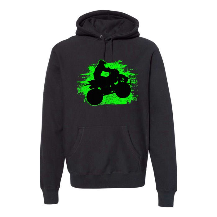 Quad Bike Atv Gift Premium Hoodie