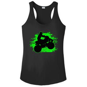 Quad Bike Atv Gift Ladies PosiCharge Competitor Racerback Tank