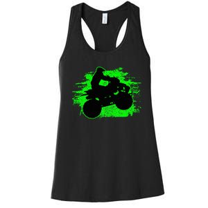 Quad Bike Atv Gift Women's Racerback Tank