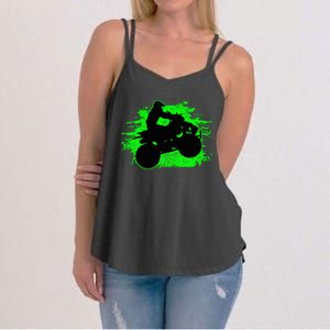 Quad Bike Atv Gift Women's Strappy Tank