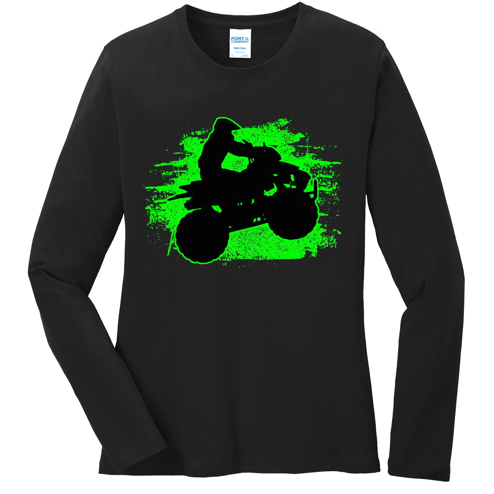 Quad Bike Atv Gift Ladies Long Sleeve Shirt