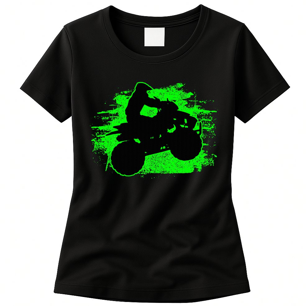 Quad Bike Atv Gift Womens T-Shirt