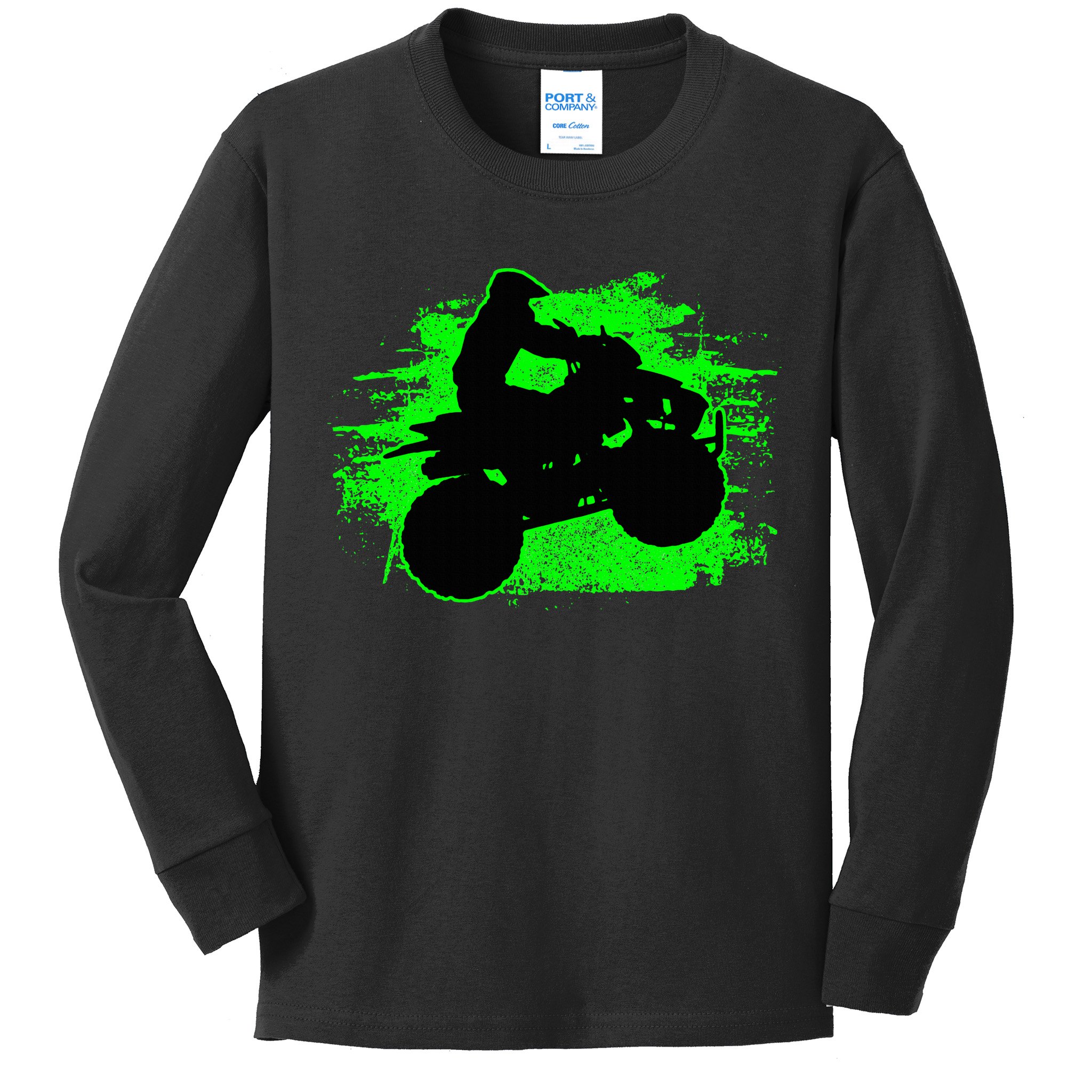 Quad Bike Atv Gift Kids Long Sleeve Shirt