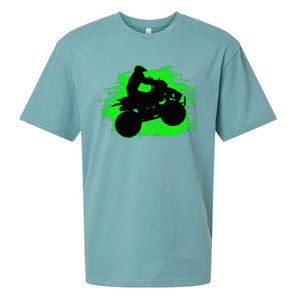 Quad Bike Atv Gift Sueded Cloud Jersey T-Shirt