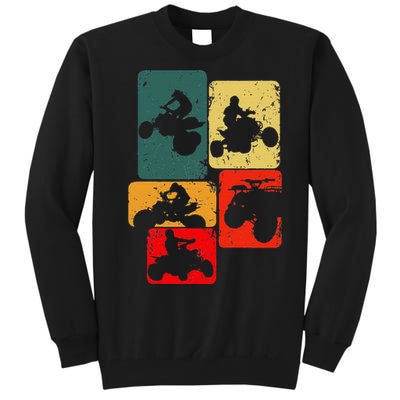 Quad Biker Atv 4 Wheeler Quad Tall Sweatshirt