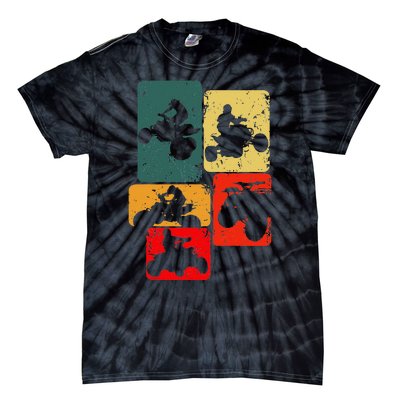 Quad Biker Atv 4 Wheeler Quad Tie-Dye T-Shirt