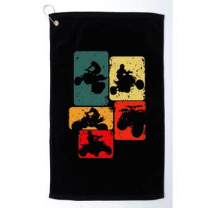 Quad Biker Atv 4 Wheeler Quad Platinum Collection Golf Towel