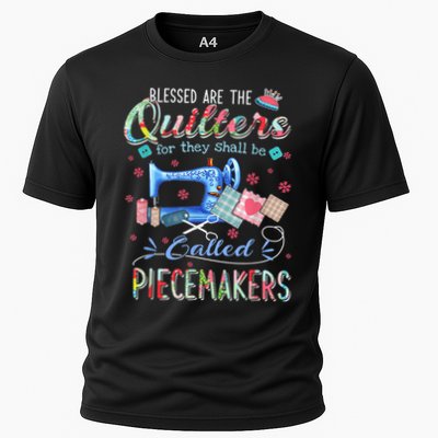 Quilting Blessed Are The Quilters Called Piecemakers Performance Shirt