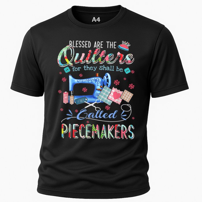 Quilting Blessed Are The Quilters Called Piecemakers Performance Shirt