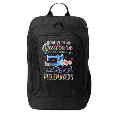 Quilting Blessed Are The Quilters Called Piecemakers City Backpack