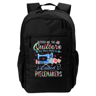 Quilting Blessed Are The Quilters Called Piecemakers Backpack