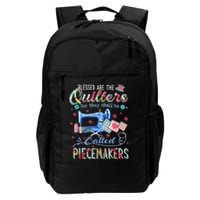 Quilting Blessed Are The Quilters Called Piecemakers Backpack