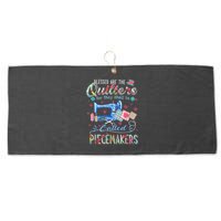 Quilting Blessed Are The Quilters Called Piecemakers Large Microfiber Waffle Golf Towel