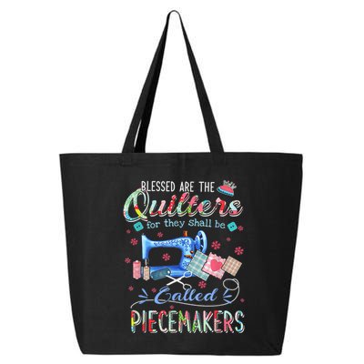 Quilting Blessed Are The Quilters Called Piecemakers 25L Jumbo Tote