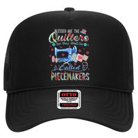 Quilting Blessed Are The Quilters Called Piecemakers Trucker Hat