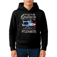 Quilting Blessed Are The Quilters Called Piecemakers Kids Hoodie