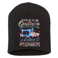 Quilting Blessed Are The Quilters Called Piecemakers Short Acrylic Beanie