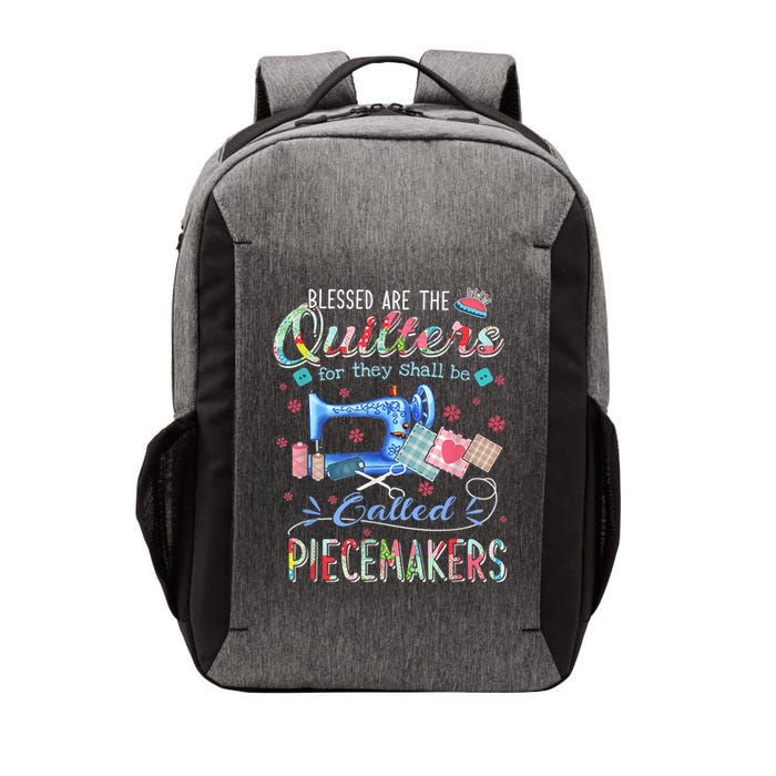 Quilting Blessed Are The Quilters Called Piecemakers Vector Backpack
