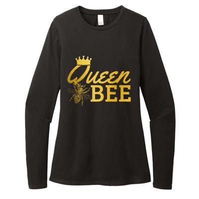 Queen Bee Beekeeper Beekeeping Vintage Funny Cute Girls Bee Womens CVC Long Sleeve Shirt