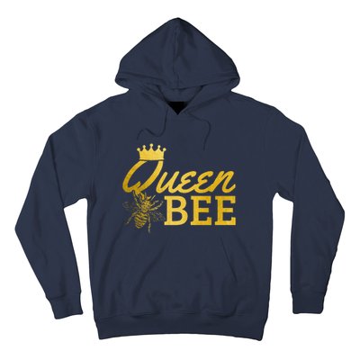 Queen Bee Beekeeper Beekeeping Vintage Funny Cute Girls Bee Hoodie