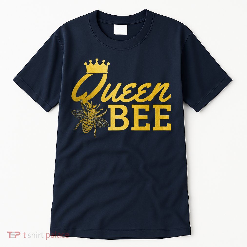 Queen Bee Beekeeper Beekeeping Vintage Funny Cute Girls Bee Tall T-Shirt