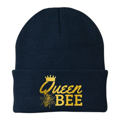 Queen Bee Beekeeper Beekeeping Vintage Funny Cute Girls Bee Beanie