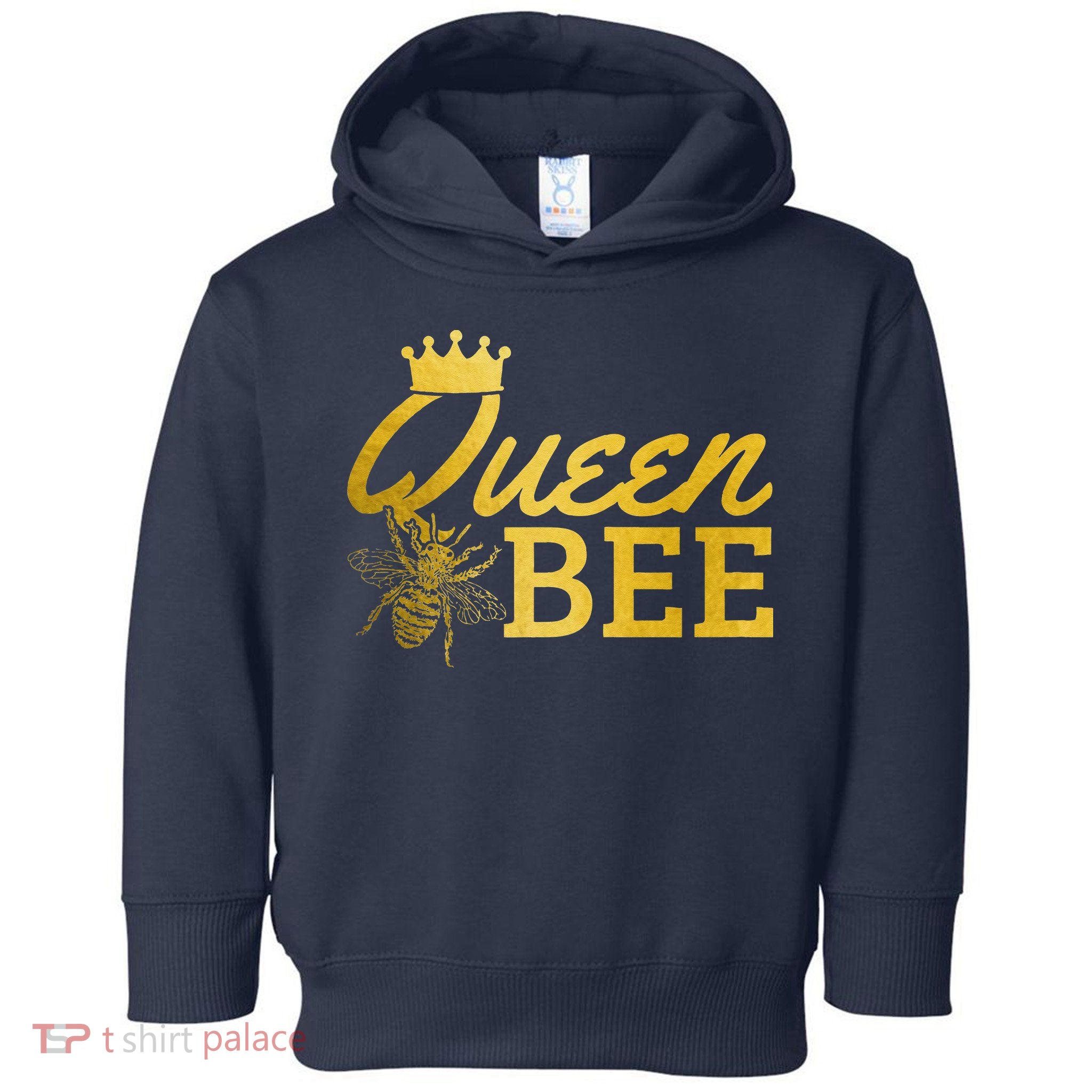 Queen Bee Beekeeper Beekeeping Vintage Funny Cute Girls Bee Toddler Hoodie