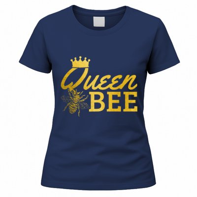 Queen Bee Beekeeper Beekeeping Vintage Funny Cute Girls Bee Women's T-Shirt